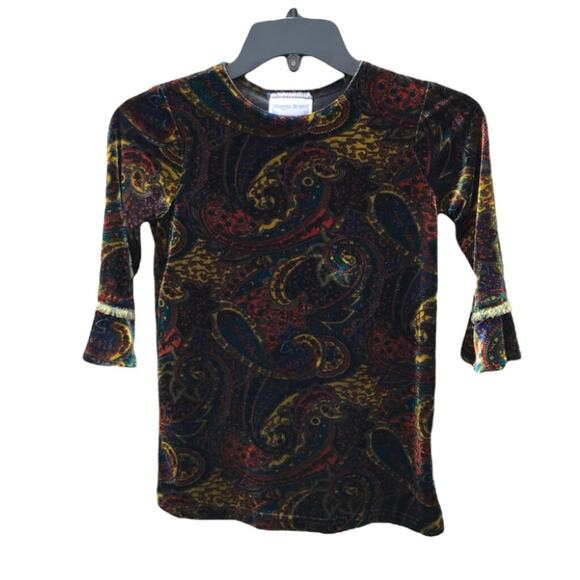 Maggie Breen Other - Vintage Maggie Breen paisley velvet dress